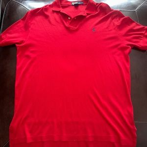 Men’s Size Large Red Polo